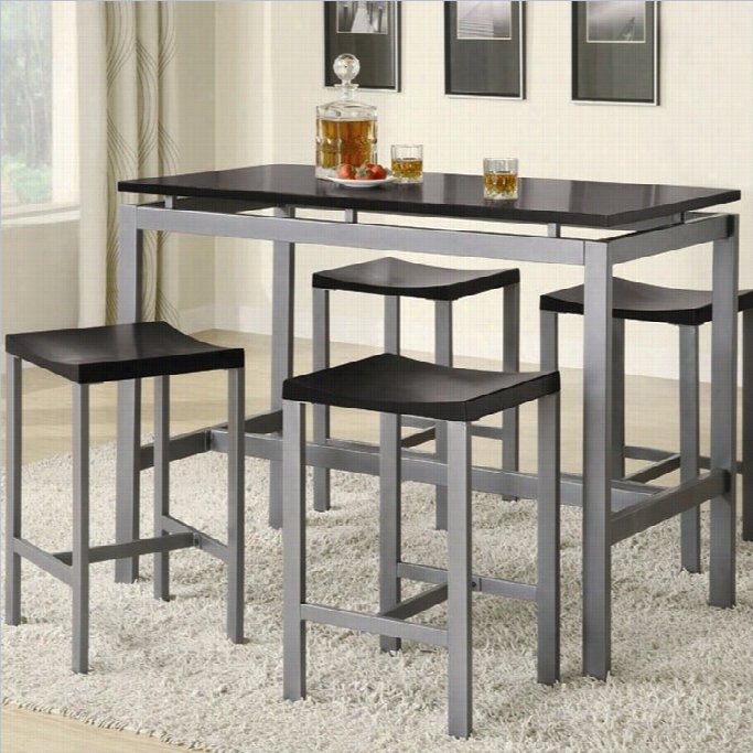 Coaster Altus Co Unter Height Table And Stool Set