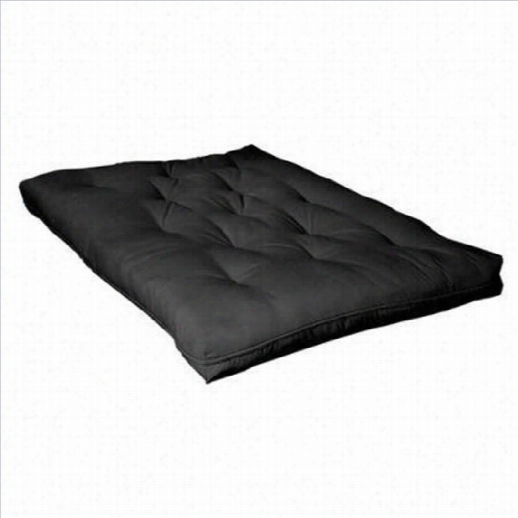 Coastteer Deluxe Innerspring Futon Mattress In Black