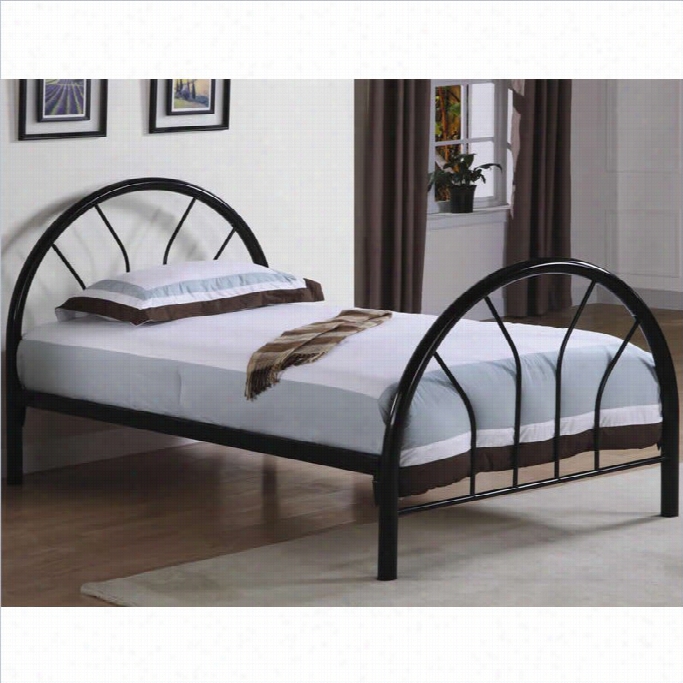 Coaster  Fordham Twin Metal Bed-blue