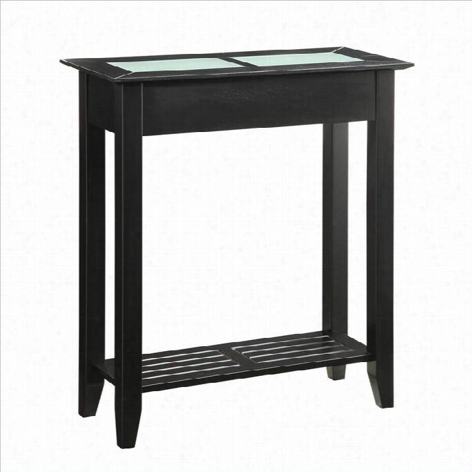 Covnenience Concepts Crmel Public Room Table  - Black