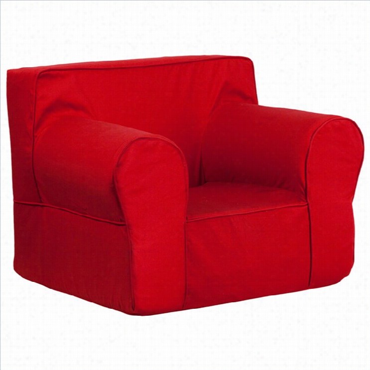 Flash Fjrniture Oversize Kixs Chair In Red