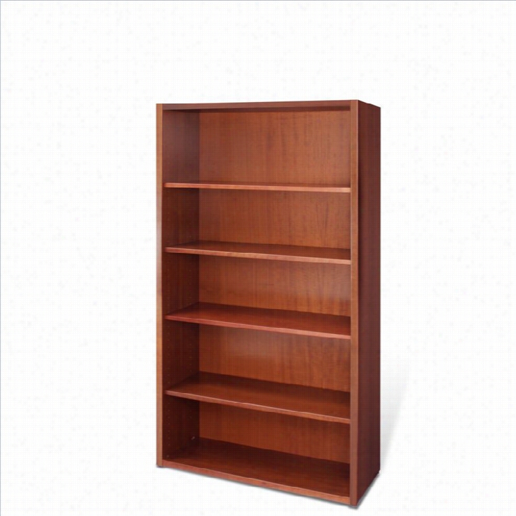 Jes Per Office 2000 Collection 40 Bookcase In Cherry W  4 Shelves