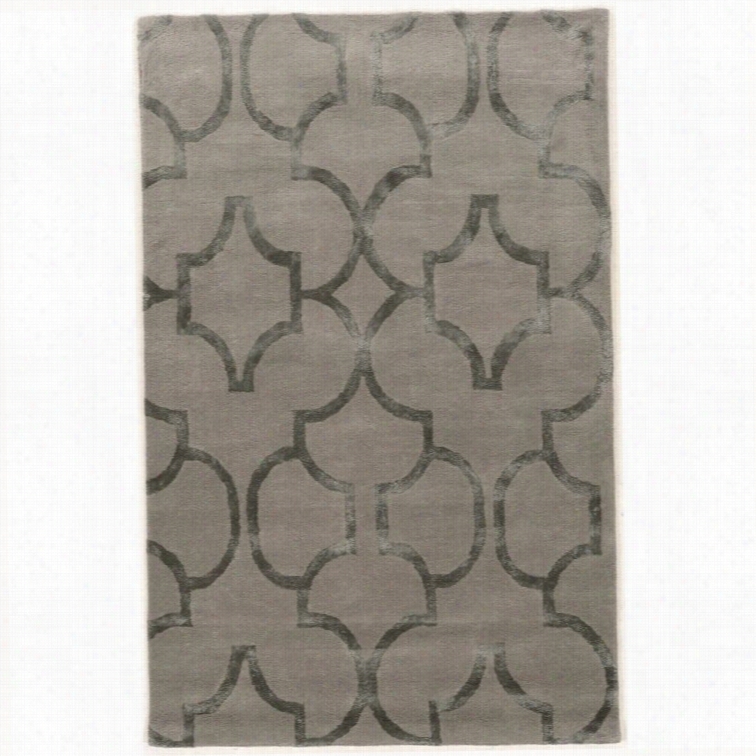 Linon Aspire 8 X 11' Hand Tufted Rugs In Slate And Slate