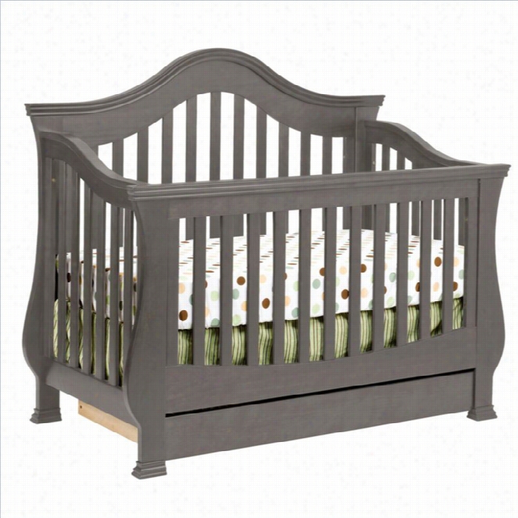Million Dollar Baby Classic Ashbury 4-in-1 Convertible Crib With Toddler Raiil In Manor Gdey
