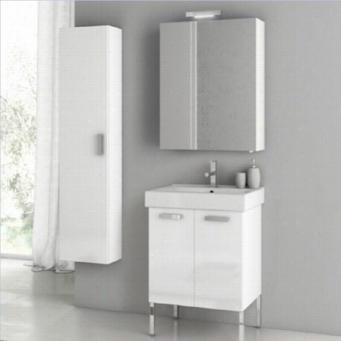 Nameek's Acf 22 Cubical Standing Bathroom Vannity Set I Nglossy W Hite