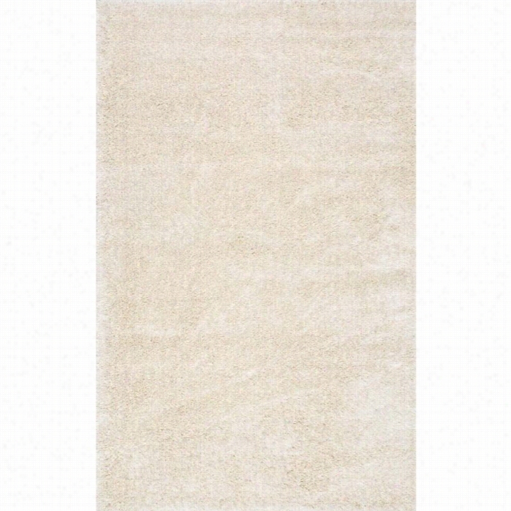 Nuloom 4' X 6' Millicent Shaggy Rug In Ivory