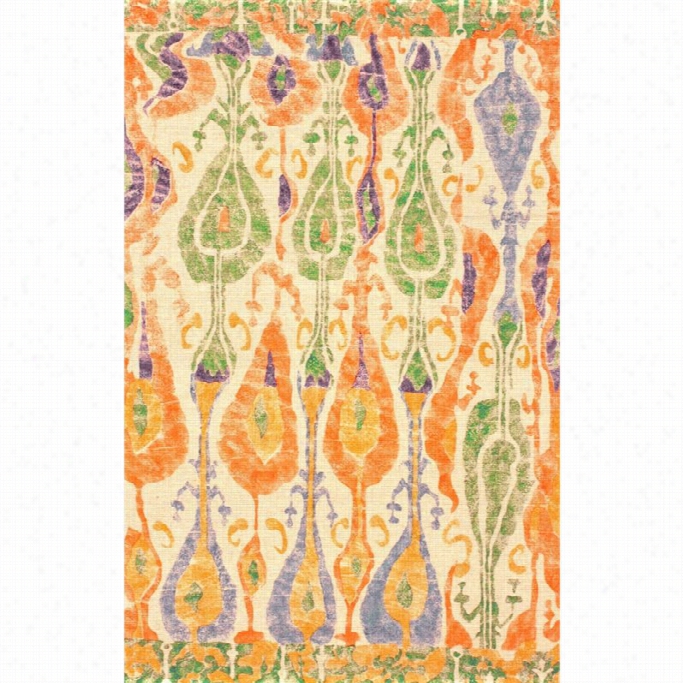 Nuloom 8' X 10' Machine Woven Ikat Jute Rug