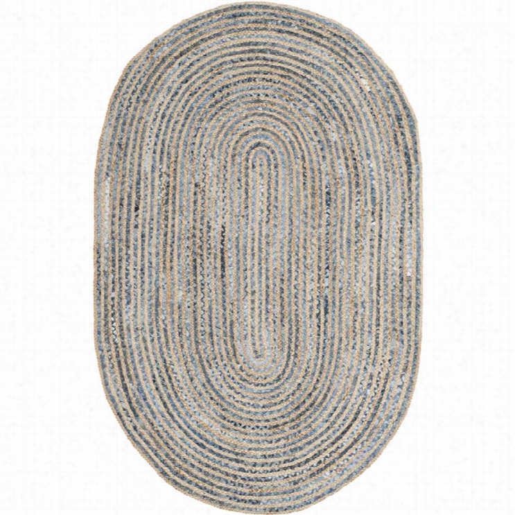 Safavieh Cape Cod Natural Contemporary Rug - Oval 5' X 8'