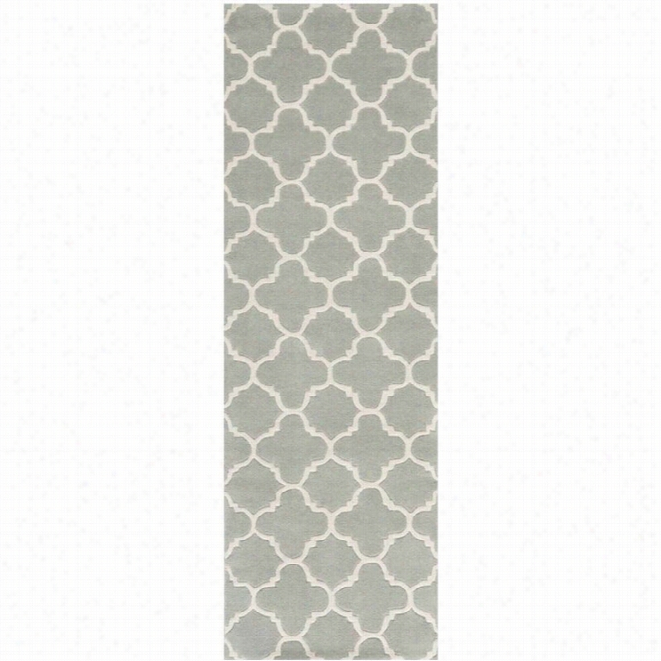 Safavieh Chatham Grey Contemporary Rug - 2'3 X 9'