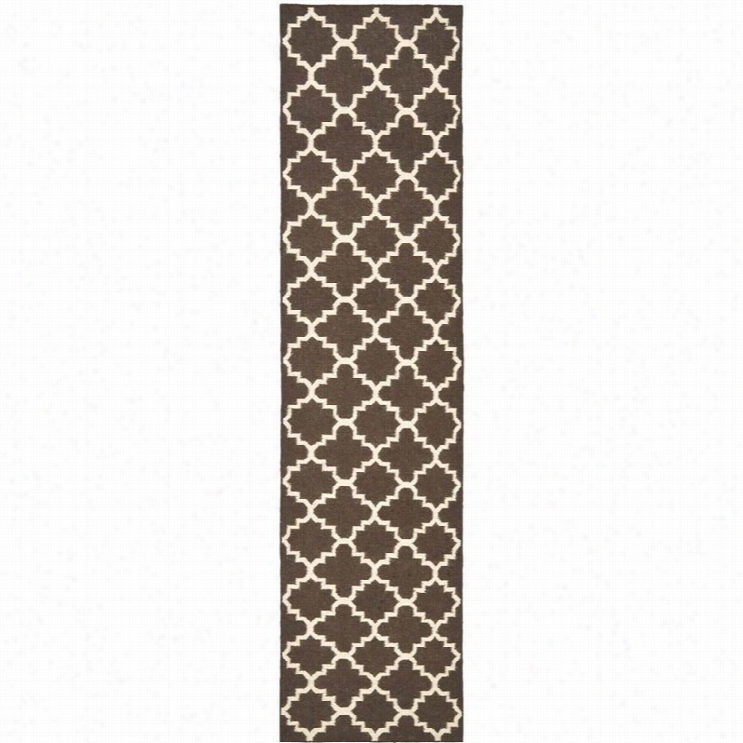 Sfaavieh Dhurriez Brown Contemporary Rug - 2''6 X 8'