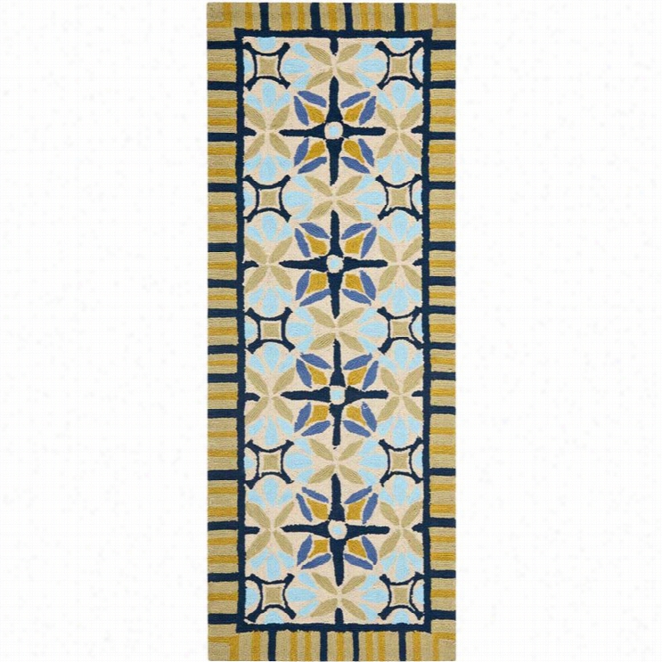 Safavieh Four Seasons Tan Indoor Outdoor Rug - Runner 2'3 X 8'