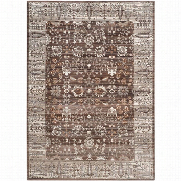 Safavieh Valencia Brown  Traditional Rug - 5' X '8