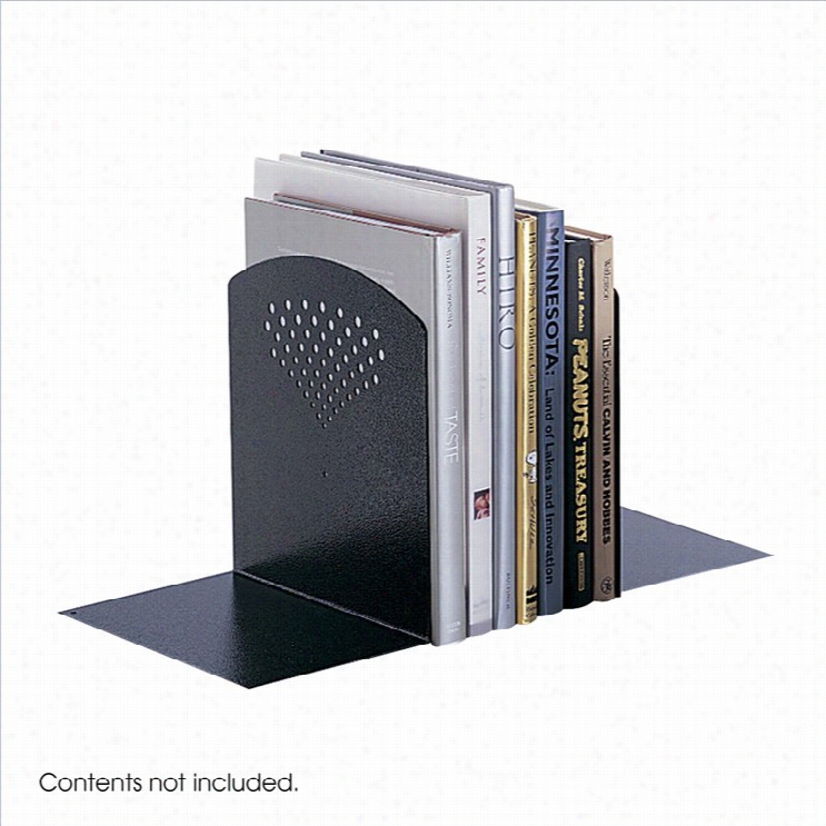 Safco Black Jumbo Bookends