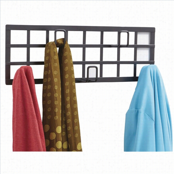 Safco Grid Coat Rack In Black