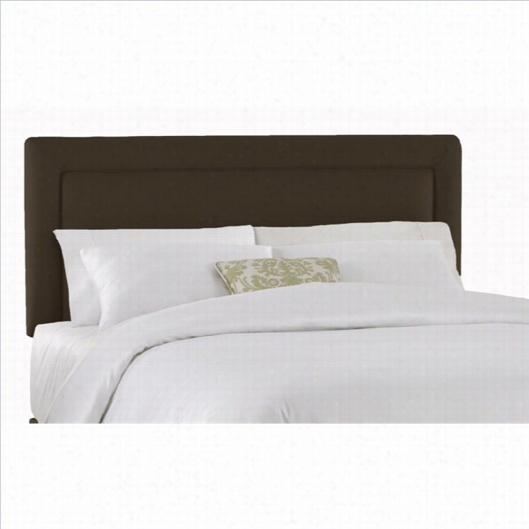 Skyline Fruniture Panel Headboard In Brown-twin