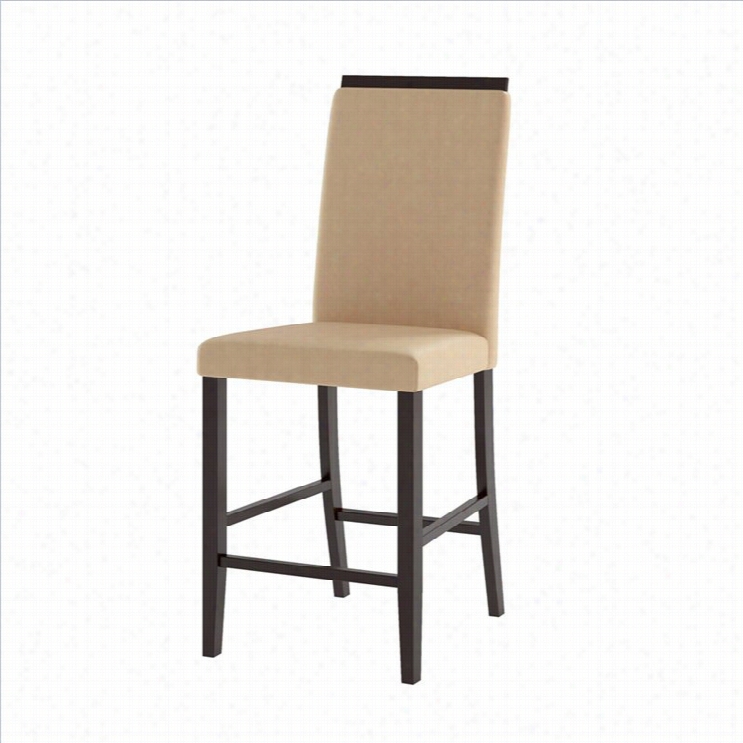 Sonax Corliving Bistro Dining Chairs In Desert Sand Farbic (set Of 2)