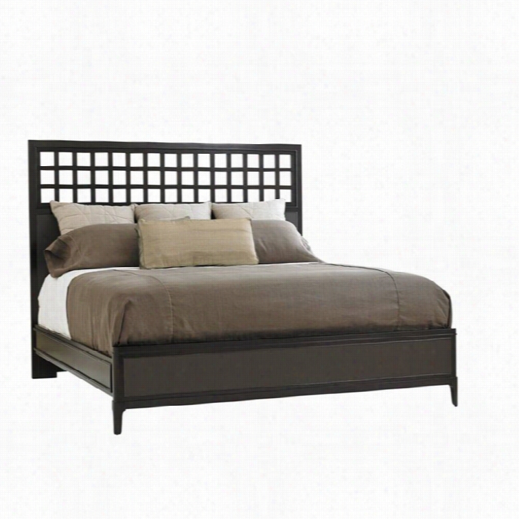 Stanley Furniture Wicker Park King Array Bed In Bronwstone