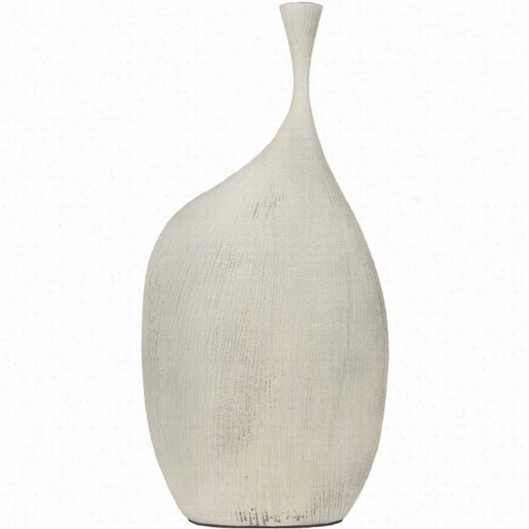 Surya Natural 24.4 X 19.3 Ceraimc Vase In Taupe