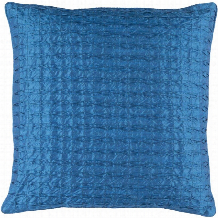 Surya Rutledge Poly Fill 18 Square Pillow In Teal