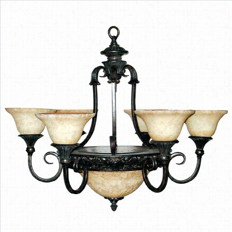 Yosemite Home Decor Verona 9 Lights Chandelir In Sienna Bronze