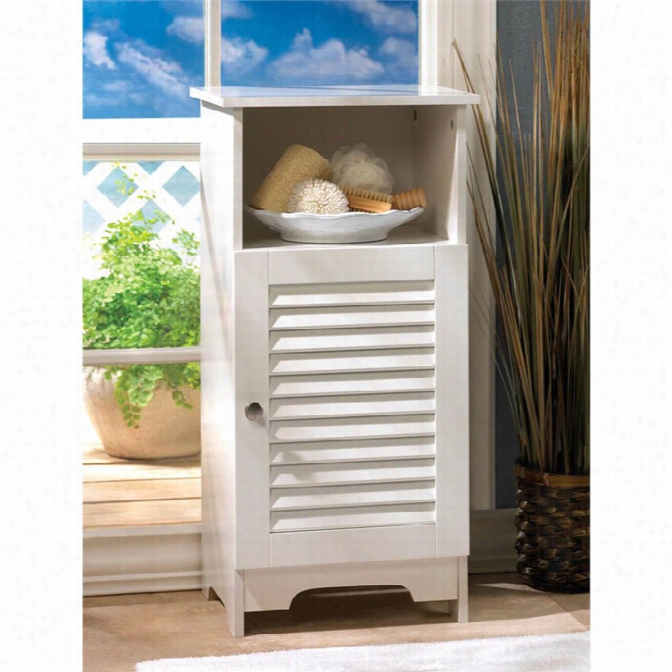 Zingz And Hingz Nantucket Storage Closet In White