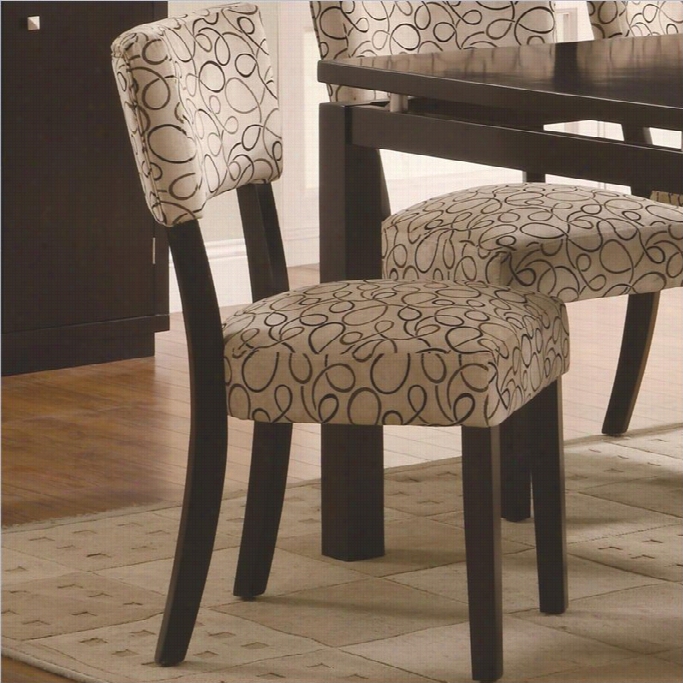 Coater Libby Dining Chair In Dark Cappuccino Finish