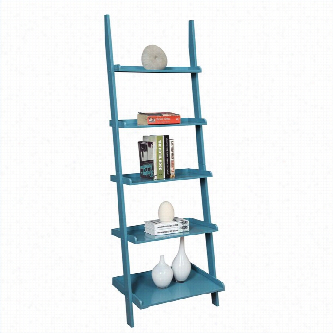 Convenience Concepts French Country Bookshelf Ladder - Blue