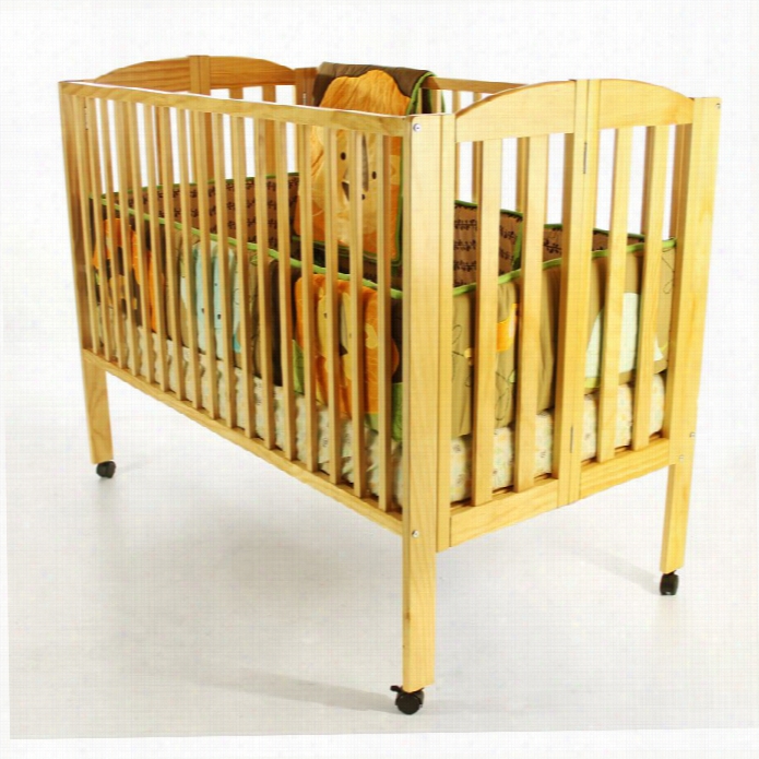 Dream On Me Folding Full Size Crib In Natural