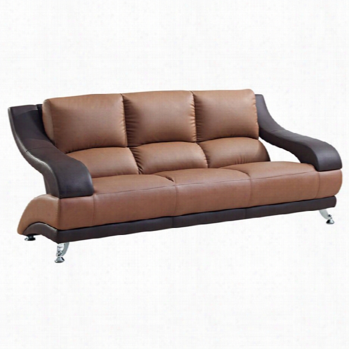 Global Fruniture Usa 982 Sofa In Brown