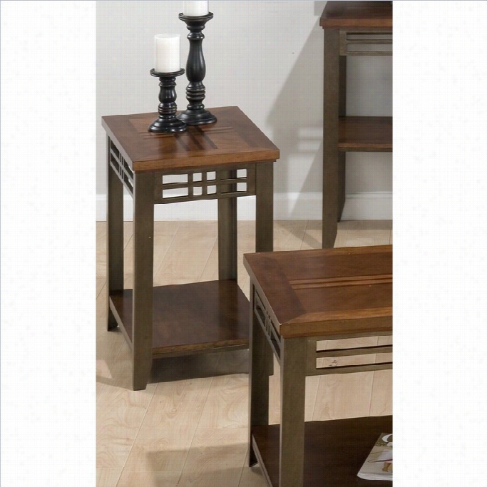 Jofran 536 Series Chairsife Table In Barrington Cherry Finish