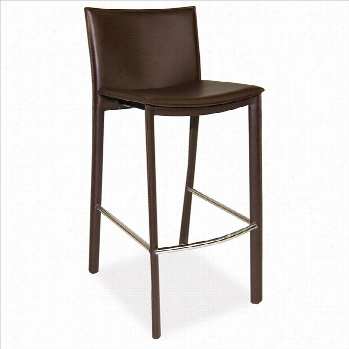 Moe's Home Accumulation Panca 2.95 Bar Stool In Brown