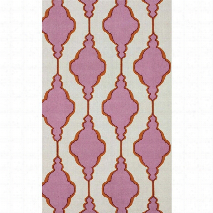 Nuloom 5' X 8' Hand Hooked Eva Rug In Pink