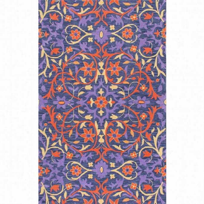 Nuloom 7' 6 X 9' 6 Hand Bent Clarine Rug In Purple