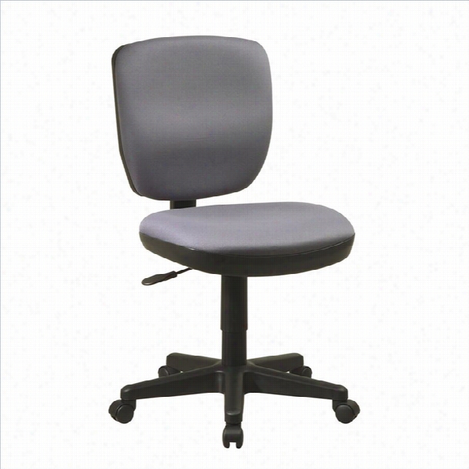 Office Star Contemporary  Task Office Chair With Lumbar Support-black