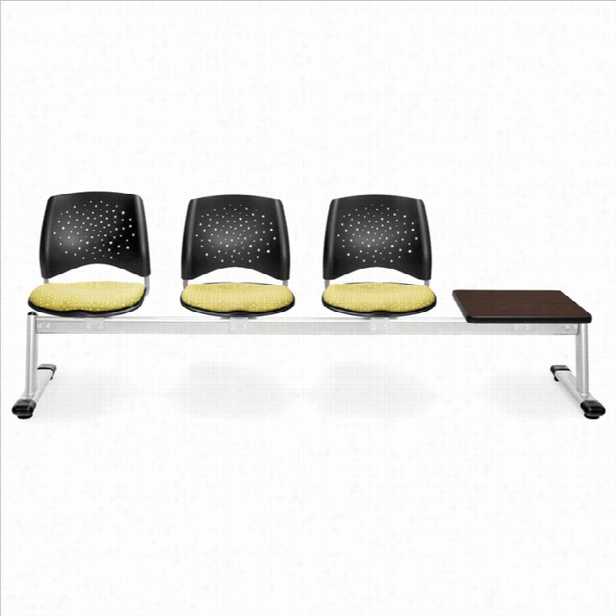 Ofm Interplay 3 Seats And Table In Acrospire And Mahoganh