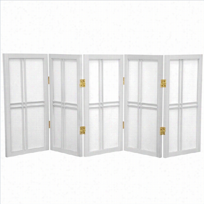 Precious Desktop Double Crosss 5 Panels Sboji Screen In White