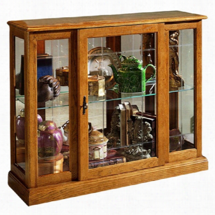 Pulaski Golden Oak Iii Solace Curio Display Cabinet