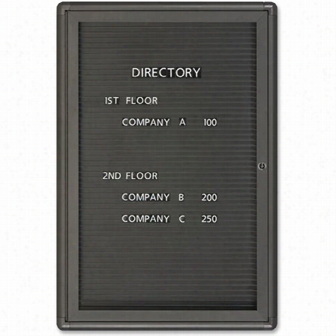 Quartet Single Glass Magnetic Message Board