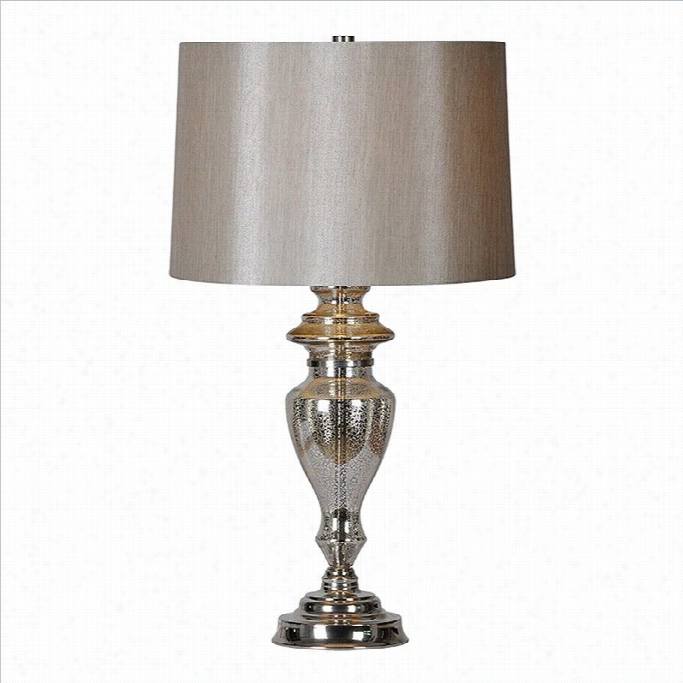 Renwil Winola Table Lamp In Silver Plating