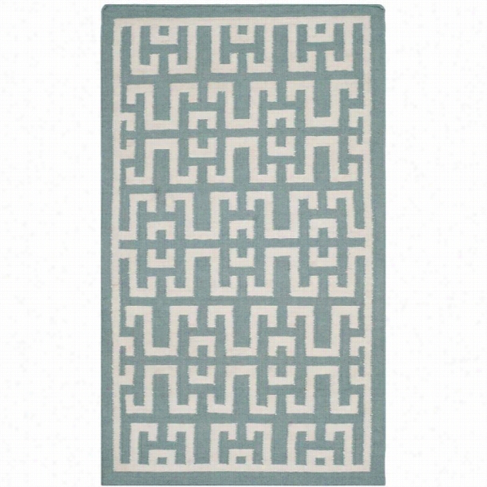 Safavieh Dhurries Seafoa M Contemporary Rug - 4' X 6'