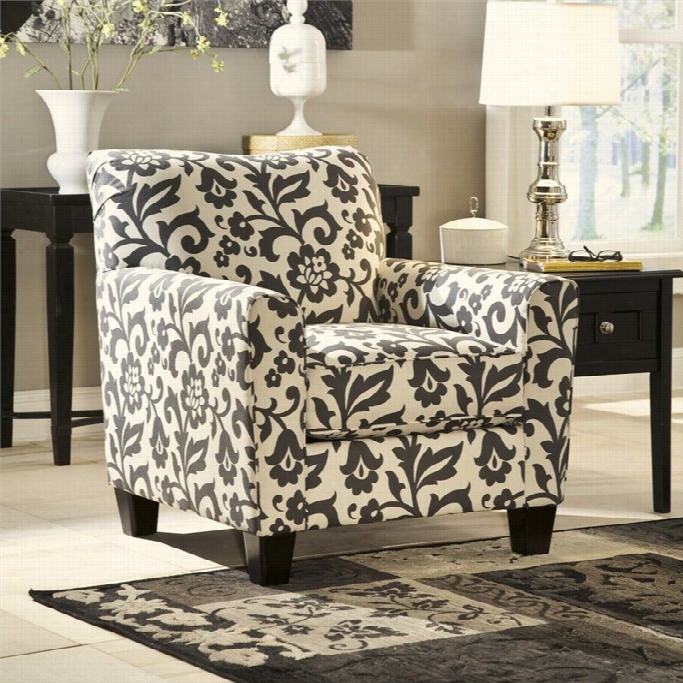 Signature Design By Ashlsy Funriture Levon Accent Chair In Charcoal