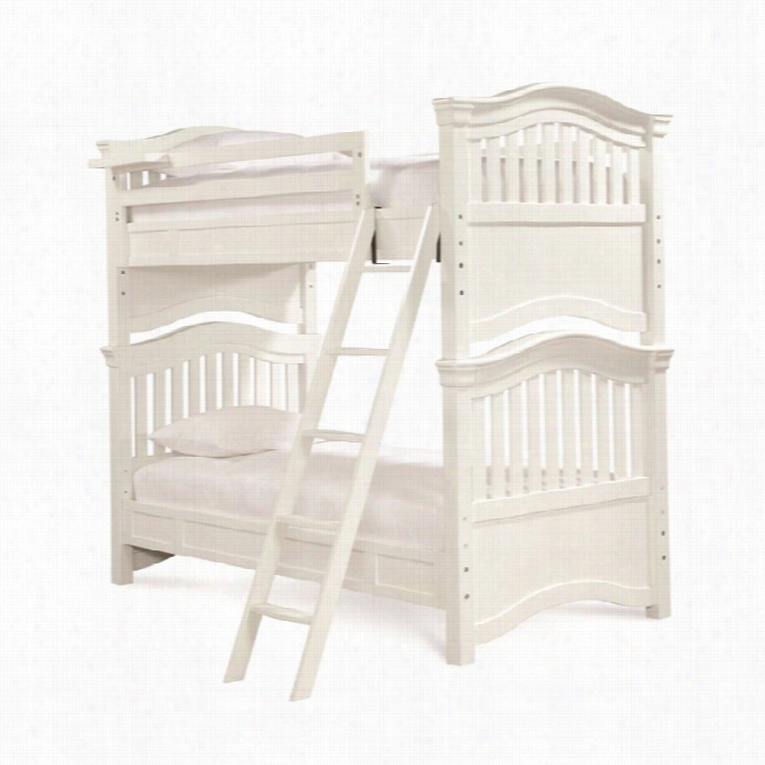 Smartstuff Classics 4.0 Twin Over Twin Bunk Bedi N Summer White