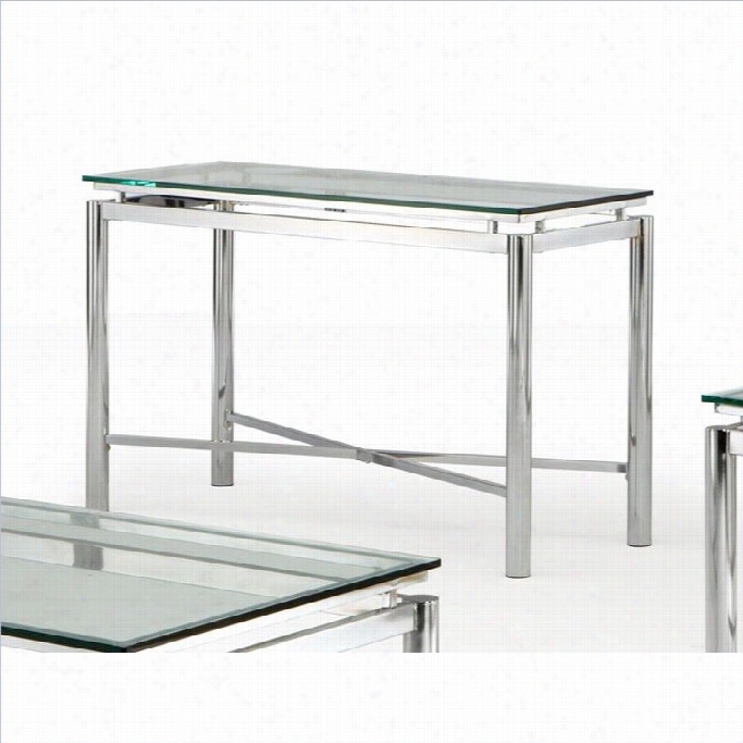 Steve Silvrr Comlany Nova Glass Ttop Ssofa Table