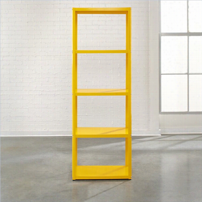 Studio Rta Soft Modern Bookcase In Yello W Saffron