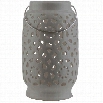 Surya Avery 11 x 6.5 Ceramic Lantern in Glossy Navy