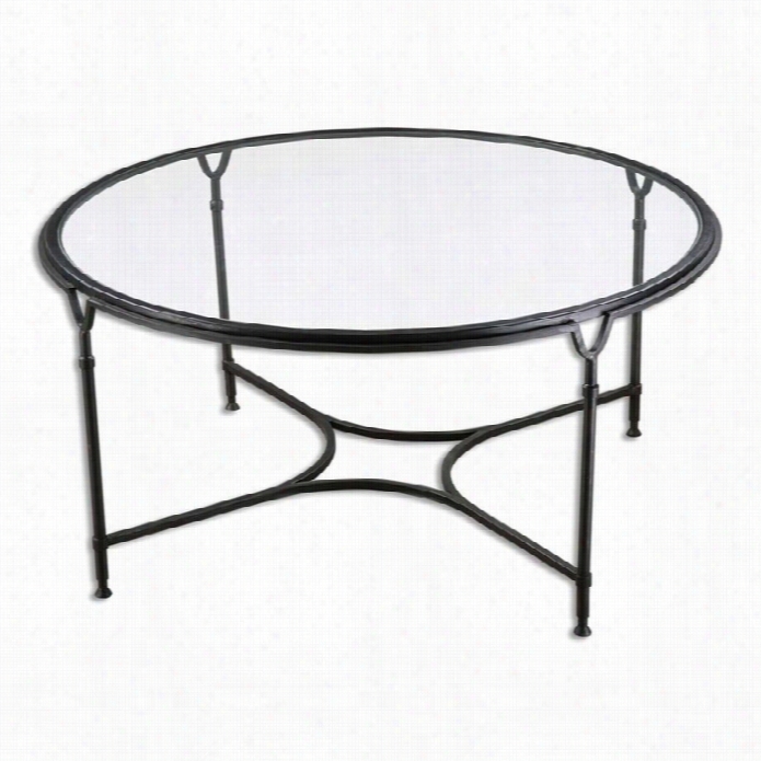 Uttermost Samson Glass Coffee Table