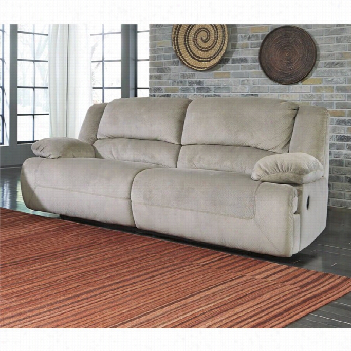 Ashleyfurrniture Toletta Faabric Reclining Sofa In Granite