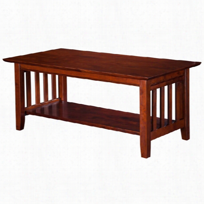 Atlantic Furniture Newberry Coffee Tabl E In Walnut