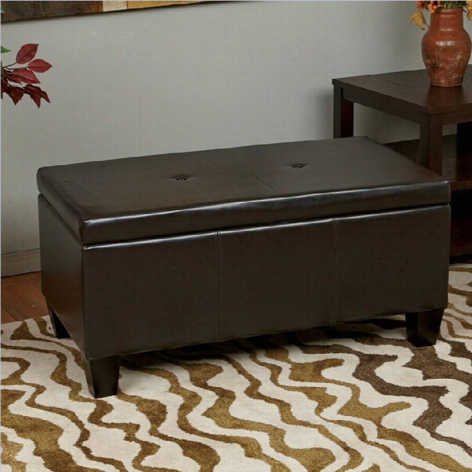 Avenue Six D Etohr Storage Bench In Spresso