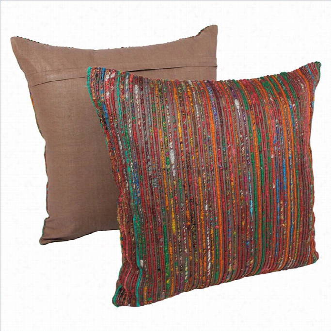 Blazing N Eedles Thow Pillows In Bronze (set Of 2)
